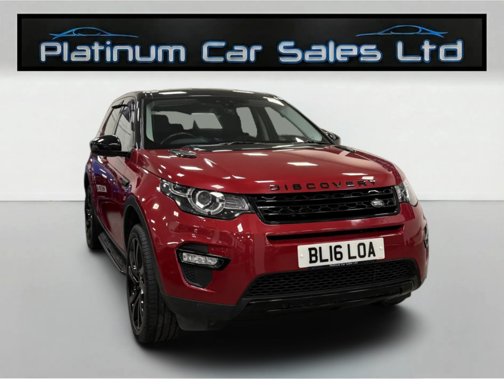 Land Rover Discovery Sport Td4 Hse Black Pack 7 Seater Red