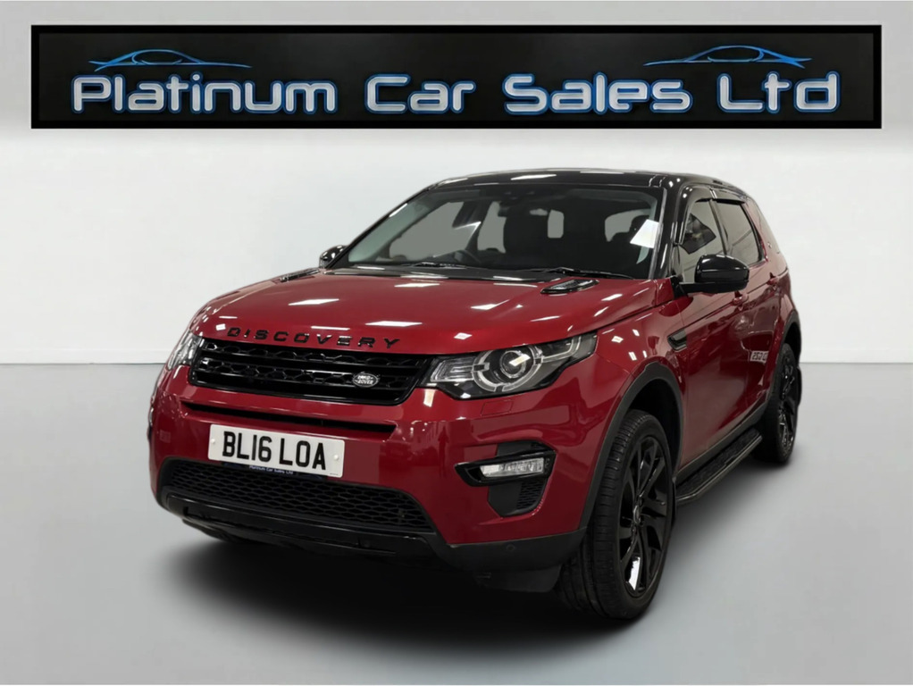Land Rover Discovery Sport Td4 Hse Black Pack 7 Seater BL16LOA Red #3