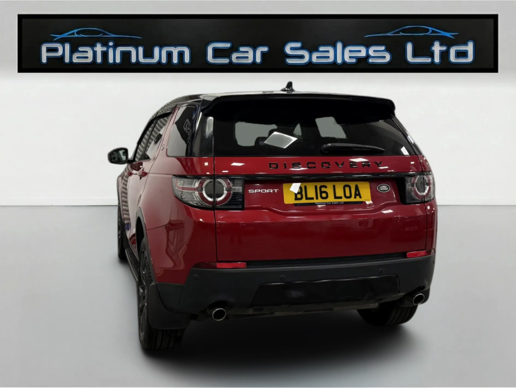 Land Rover Discovery Sport Td4 Hse Black Pack 7 Seater BL16LOA Red #6