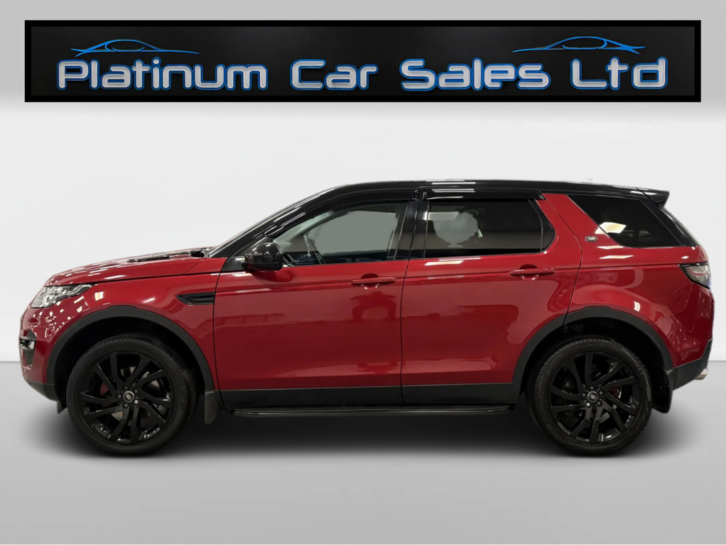 Land Rover Discovery Sport Td4 Hse Black Pack 7 Seater BL16LOA Red #4