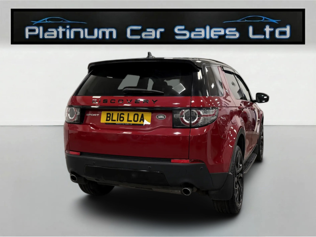 Land Rover Discovery Sport Td4 Hse Black Pack 7 Seater BL16LOA Red #5