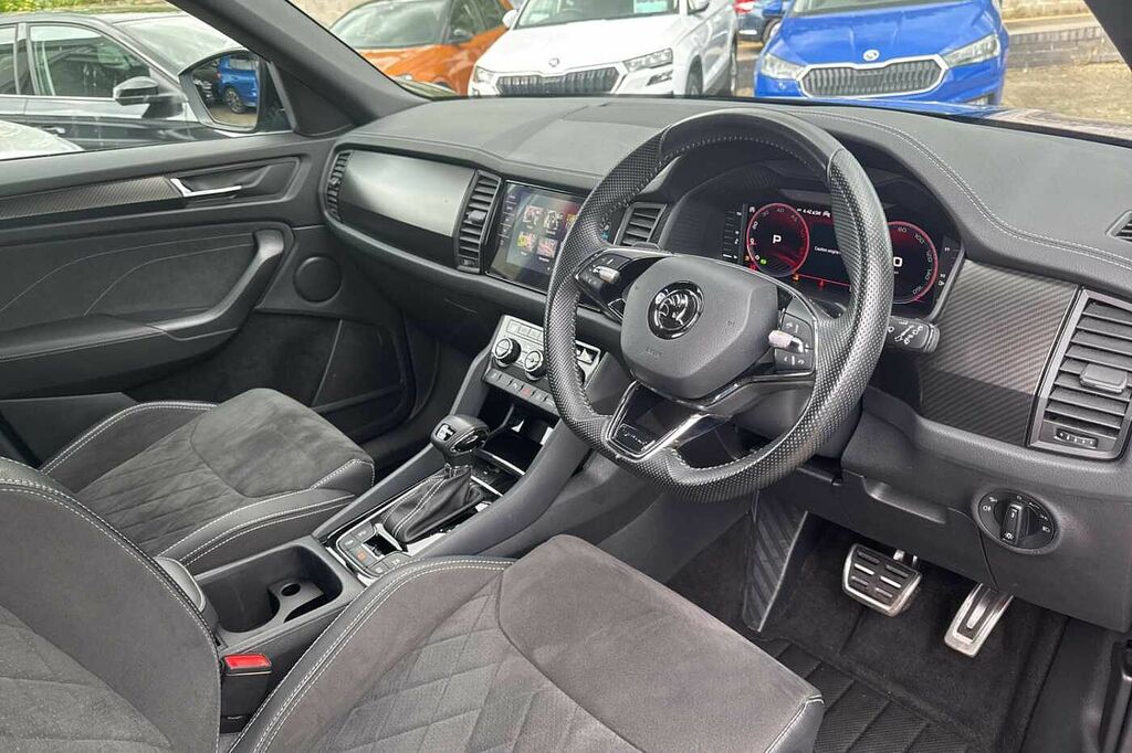 Skoda Kodiaq 2.0 Tdi 200 Sport Line 4X4 Dsg 7 Seat EU73LLJ Blue #6