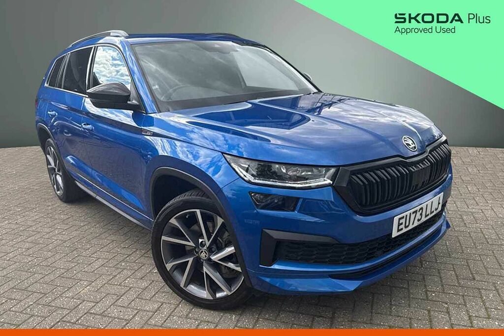 Skoda Kodiaq 2.0 Tdi 200 Sport Line 4X4 Dsg 7 Seat Blue