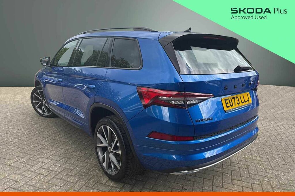 Skoda Kodiaq 2.0 Tdi 200 Sport Line 4X4 Dsg 7 Seat EU73LLJ Blue #3