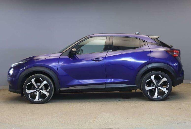 Nissan Juke 1.0 Dig-t Tekna Dct Euro 6 Ss DV22NWR Blue #4