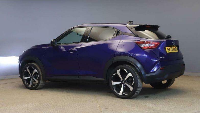 Nissan Juke 1.0 Dig-t Tekna Dct Euro 6 Ss DV22NWR Blue #3
