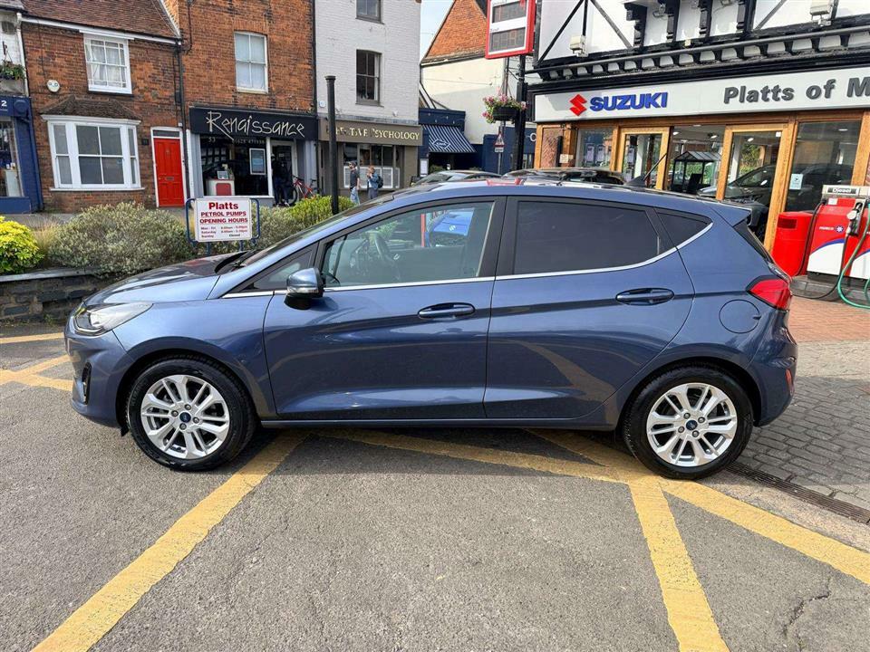 Ford Fiesta Titanium 1.0I 100Ps FG72MDZ Blue #4