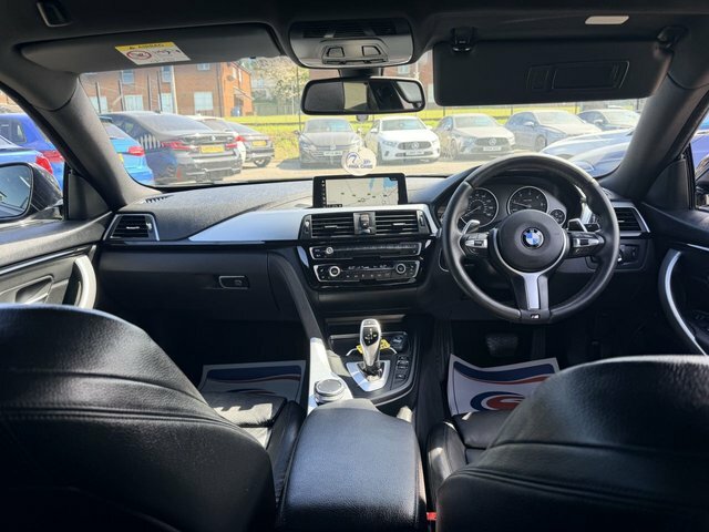 BMW 4 Series Gran Coupe 2.0 420D M Sport LF18VRD Black #6