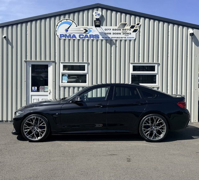 BMW 4 Series Gran Coupe 2.0 420D M Sport LF18VRD Black #4