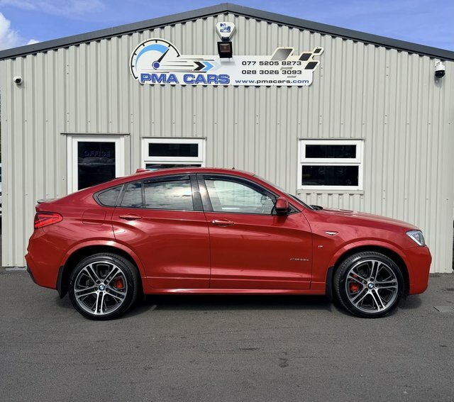 BMW X4 3.0 35D M Sport Red