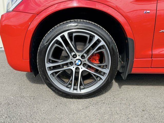 BMW X4 3.0 35D M Sport YB67LDN Red #4