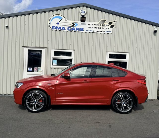 BMW X4 3.0 35D M Sport YB67LDN Red #3