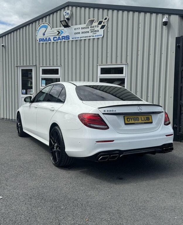 Mercedes-Benz E Class 2.0 E220d Amg Line OY68LUB White #4