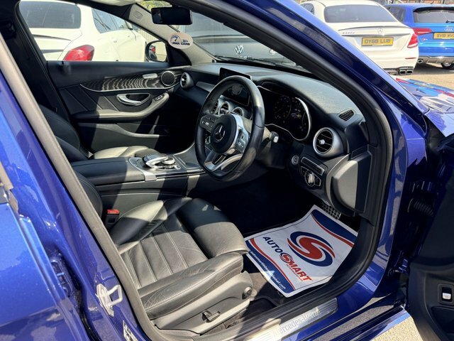 Mercedes-Benz C Class 2.0 C300d Amg Line KS69AZW Blue #5