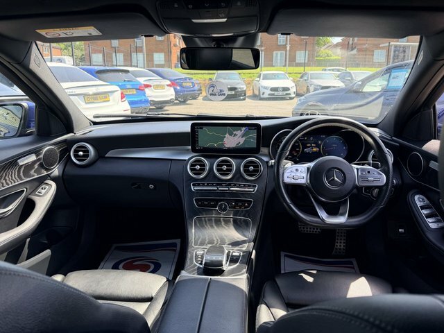 Mercedes-Benz C Class 2.0 C300d Amg Line KS69AZW Blue #4