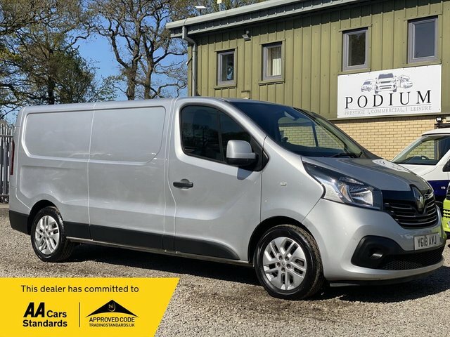 Renault Trafic 1.6 Dci Energy 29 Sport Nav Lwb Standard Roof Euro Silver