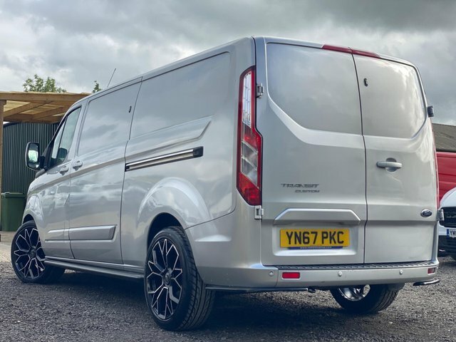 Ford Transit Custom 2.0 Tdci 290 Limited Panel Van L YN67PKC Silver #3