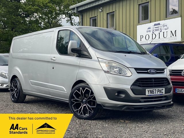 Ford Transit Custom 2.0 Tdci 290 Limited Panel Van L YN67PKC Silver