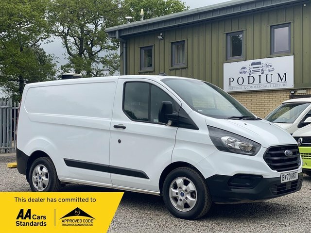 Ford Transit Custom 2.0 340 Ecoblue Leader L1 H1 Euro 6 S S BW70KKT White
