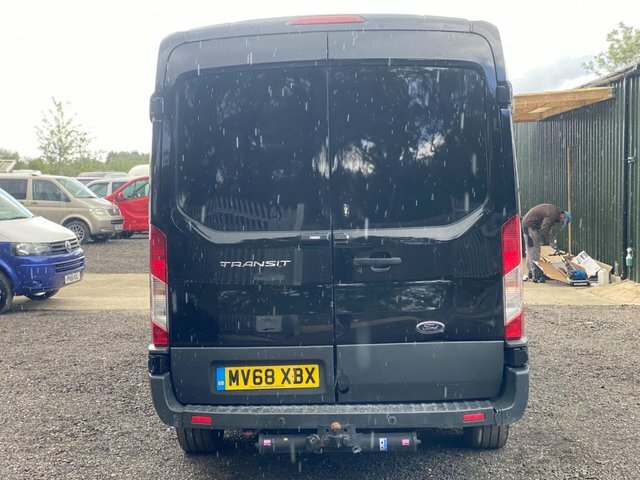 Ford Transit Custom 2.0 350 Ecoblue Rwd L3 H2 Euro 6 MV68XBX Black #2