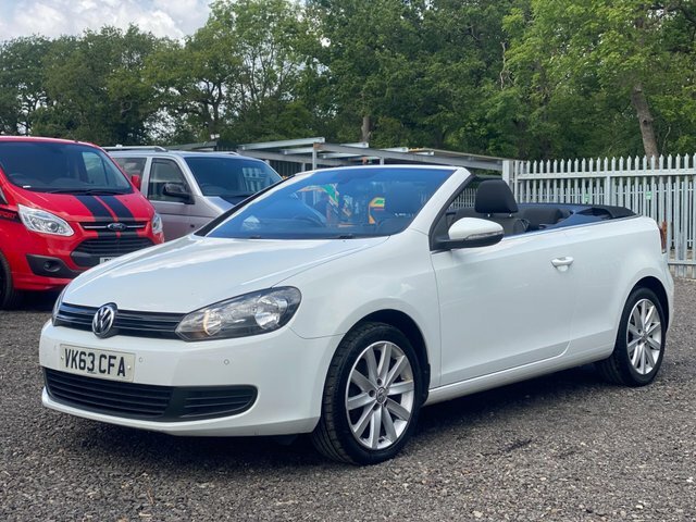 Volkswagen Golf 1.6 Tdi Bluemotion Tech Se Cabriolet Euro 5 S S VK63CFA White #2