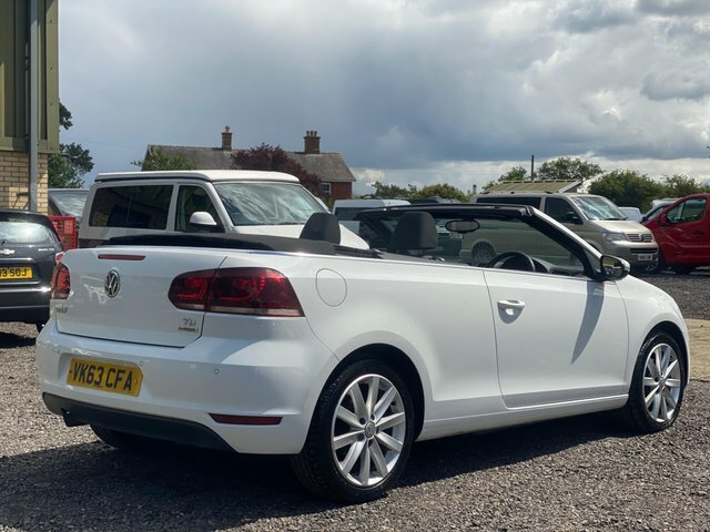 Volkswagen Golf 1.6 Tdi Bluemotion Tech Se Cabriolet Euro 5 S S VK63CFA White #4