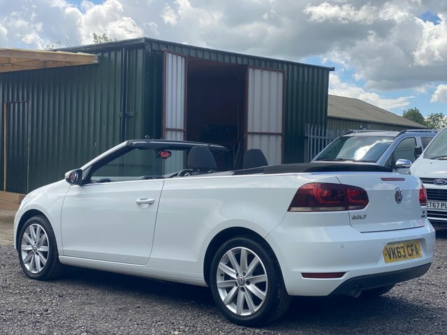 Volkswagen Golf 1.6 Tdi Bluemotion Tech Se Cabriolet Euro 5 S S VK63CFA White #3