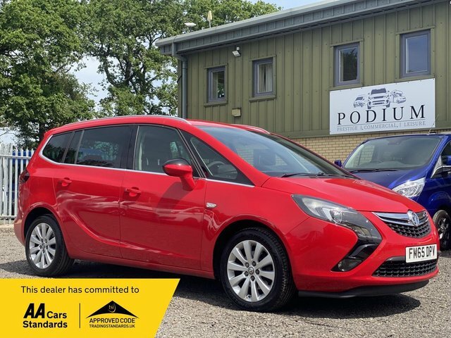Vauxhall Zafira Tourer 1.4I Turbo Tech Line Euro 6 Red