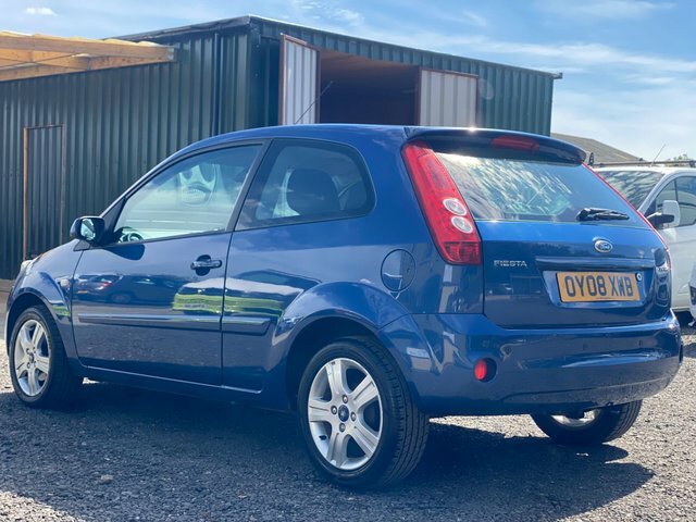 Ford Fiesta 1.25 Zetec Climate OY08XWB Blue #3