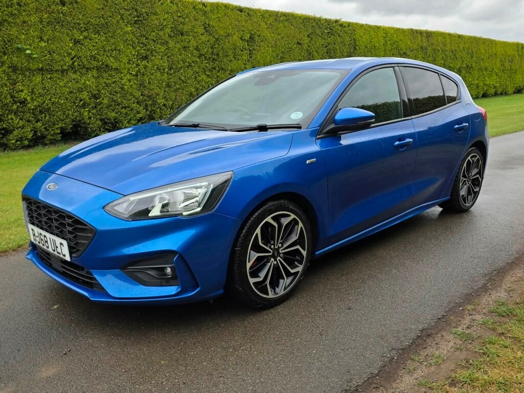 Ford Focus 1.0 Ecoboost 125 St-line X BJ68ULC Blue #3