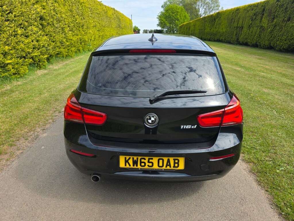 BMW 1 Series 116D Efficientdynamics Plus KW65OAB Black #6