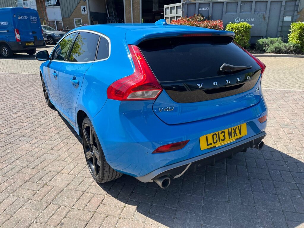 Volvo V40 2.0 D3 R-design Nav Euro 5 Ss LO13WXV Blue #6