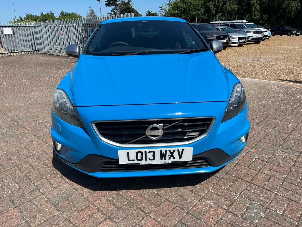 Volvo V40 2.0 D3 R-design Nav Euro 5 Ss LO13WXV Blue #4