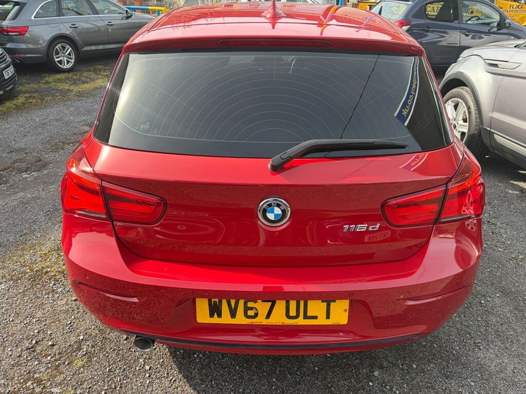 BMW 1 Series 116D Sport Nav Step WV67ULT Red #5