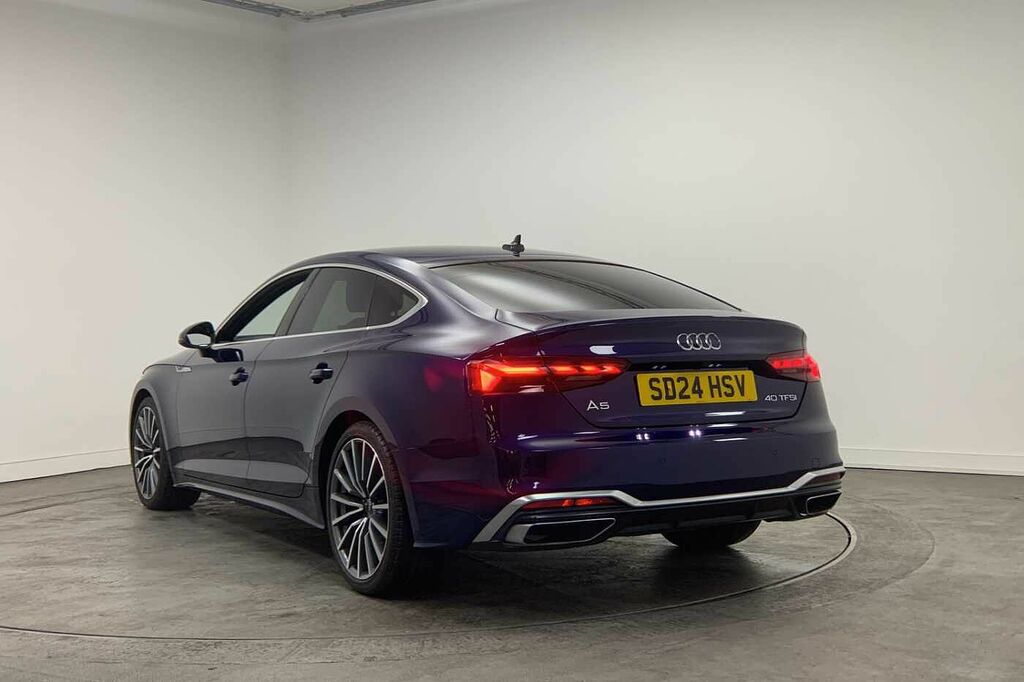 Audi A5 S Line 40 Tfsi 204 Ps S Tronic - 2024 SD24HSV Blue #3