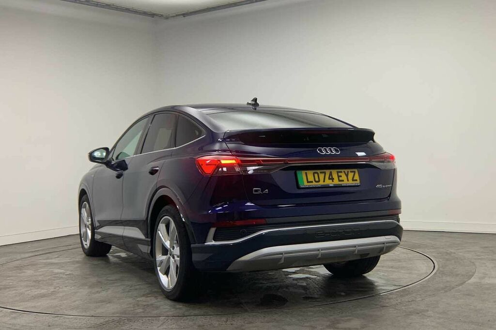 Audi Q4 E Tron Q4 Sportback S Line 45 E-tron 210,00 Kw - 2024 LO74EYZ Blue #3