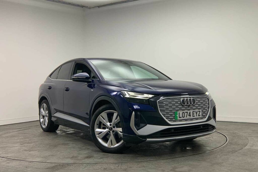 Audi Q4 E Tron Q4 Sportback S Line 45 E-tron 210,00 Kw - 2024 Blue