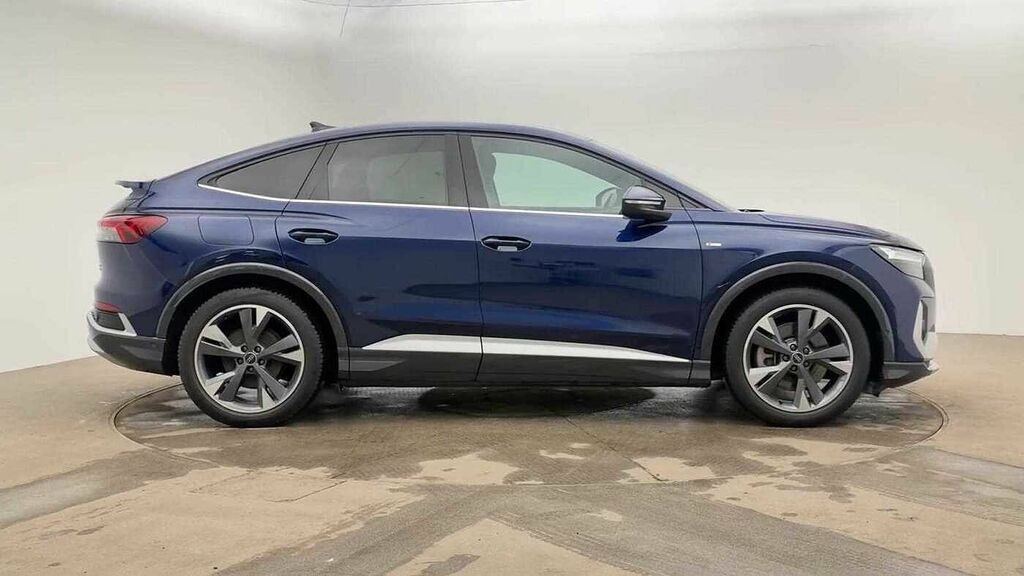 Audi Q4 E Tron Q4 Sportback S Line 50 E-tron Quattro 220,00 Kw - DA72GCO Blue #4
