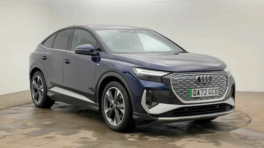 Audi Q4 E Tron Q4 Sportback S Line 50 E-tron Quattro 220,00 Kw - Blue