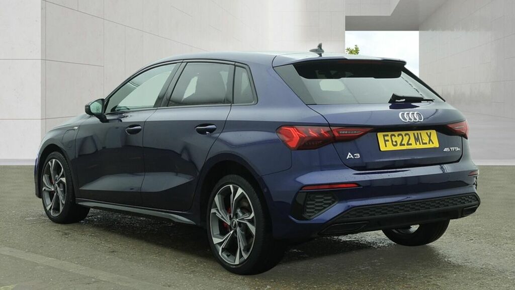 Audi A3 S Line Competition 45 Tfsi E 245 Ps S Tronic - 202 FG22MLX Blue #4