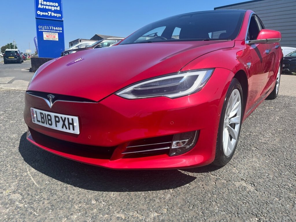 Tesla Model S Hatchback Red #2