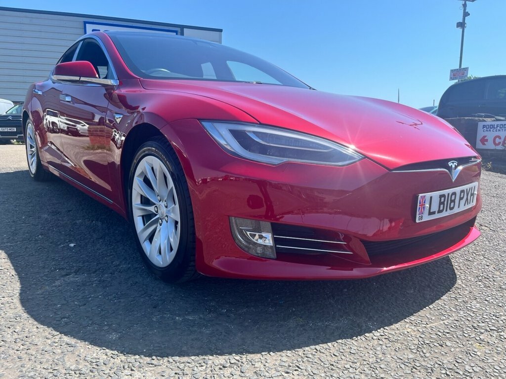 Tesla Model S Hatchback Red