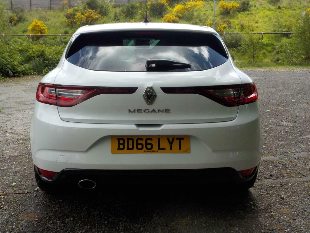 Renault Megane 1.5 Dci Dynamique S Nav Euro 6 S S BD66LYT White #4