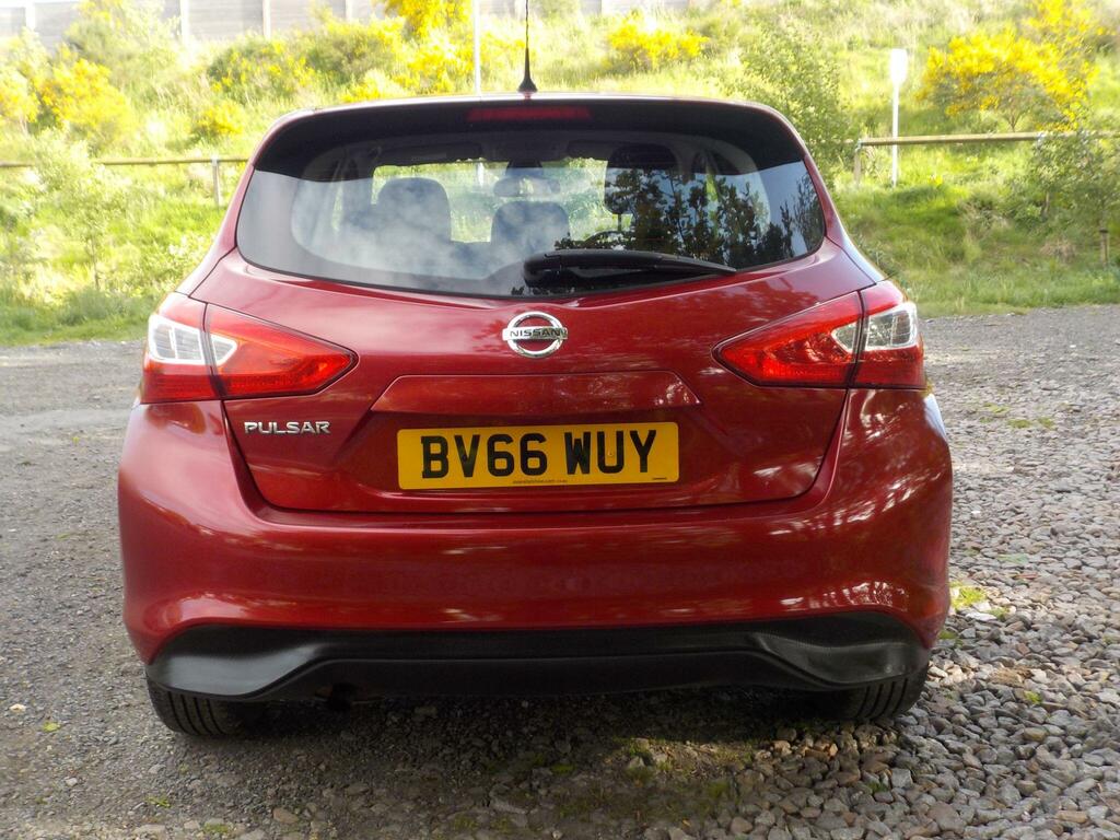 Nissan Pulsar 1.2 Dig-t Acenta Euro 6 S S BV66WUY Red #4