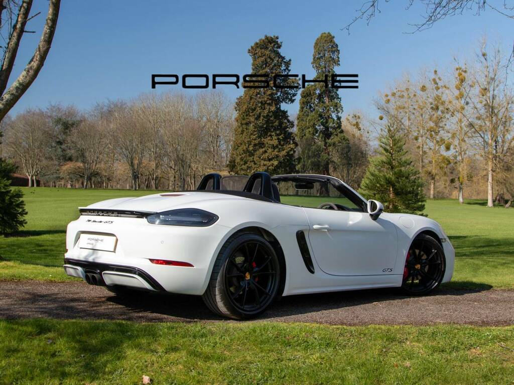 Porsche 718 Boxster Gts White #2