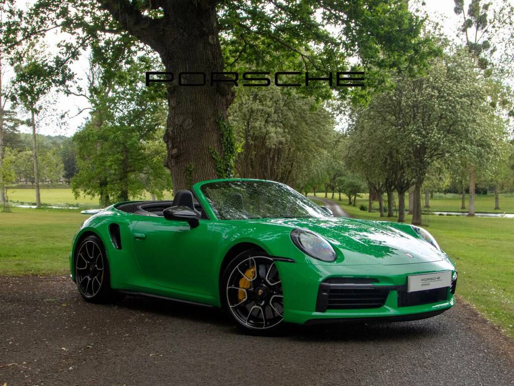 Porsche 911 Turbo S Cabriolet My23 Green