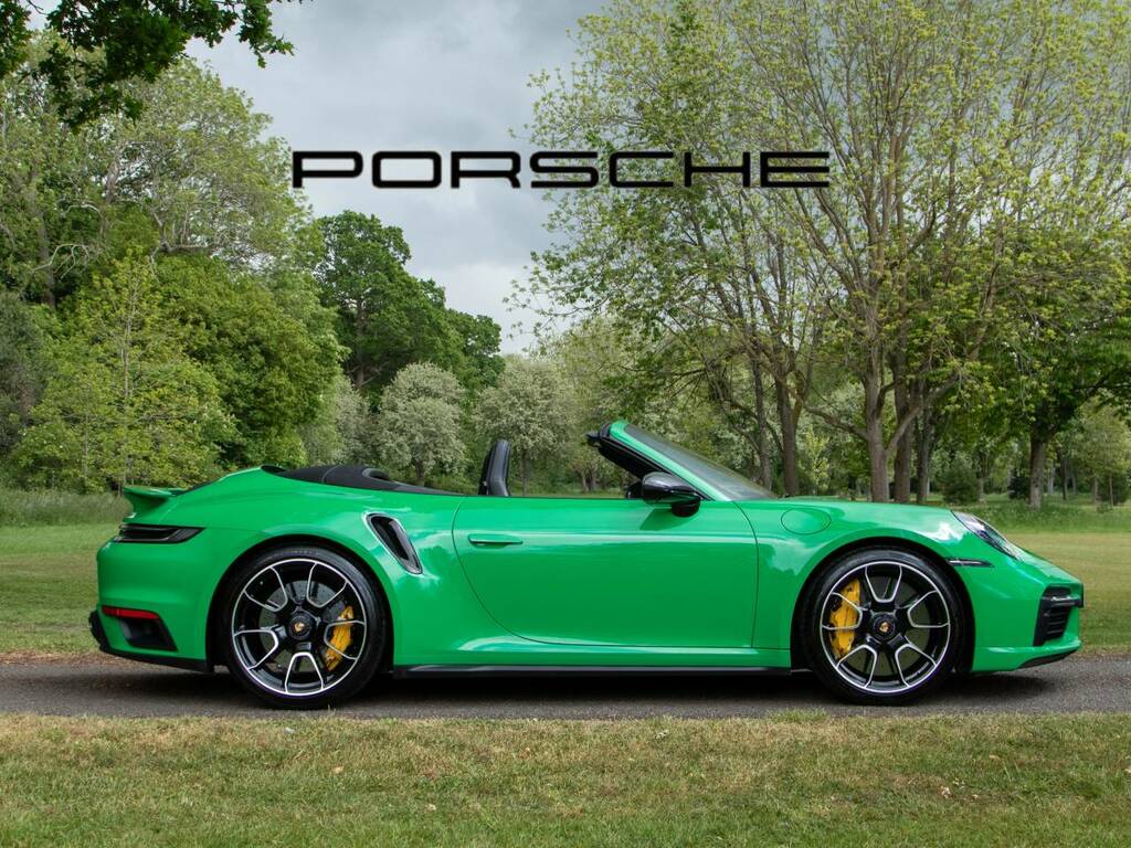 Porsche 911 Turbo S Cabriolet My23  Green #2