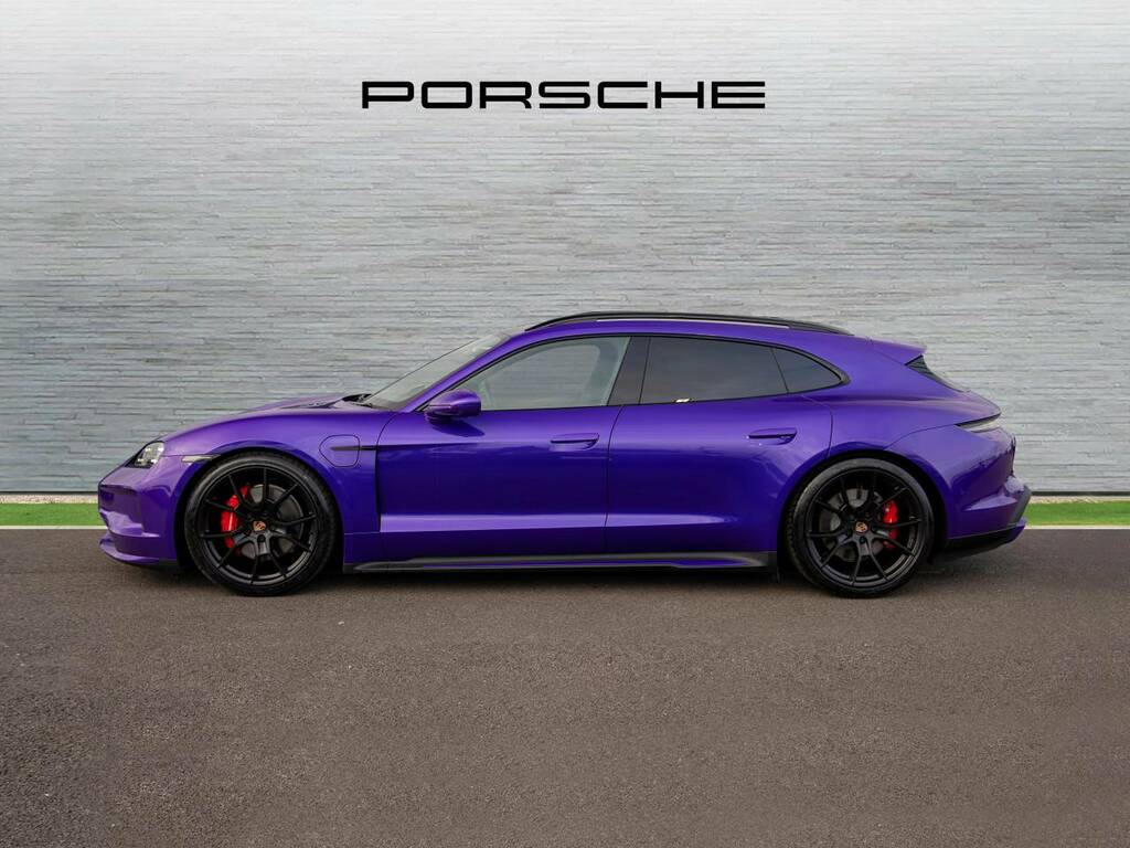 Porsche Taycan 4S Sport Turismo Black Edition Blue #2