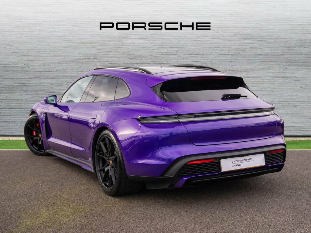 Porsche Taycan 4S Sport Turismo Black Edition Blue #3