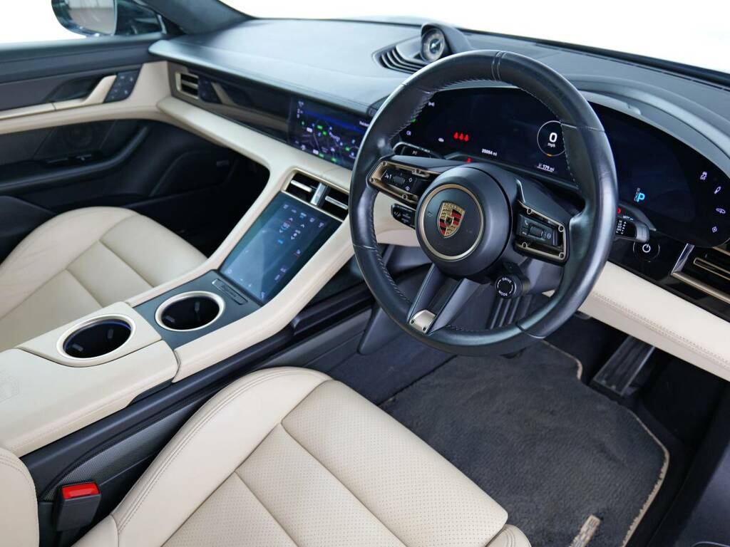 Porsche Taycan Turbo S My23 Black #4
